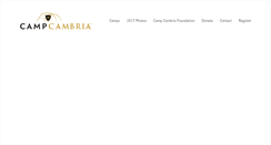 Desktop Screenshot of campcambria.org