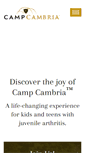 Mobile Screenshot of campcambria.org